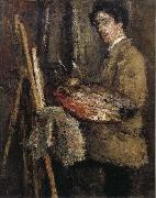 James Ensor Self-Portrait at the Easel Germany oil painting artist